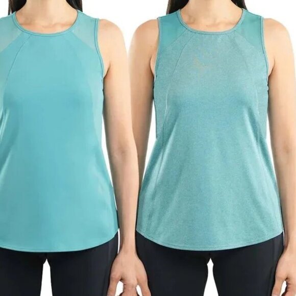 Spyder 2pk Tank Tops | Green(S) - Picture 2 of 12